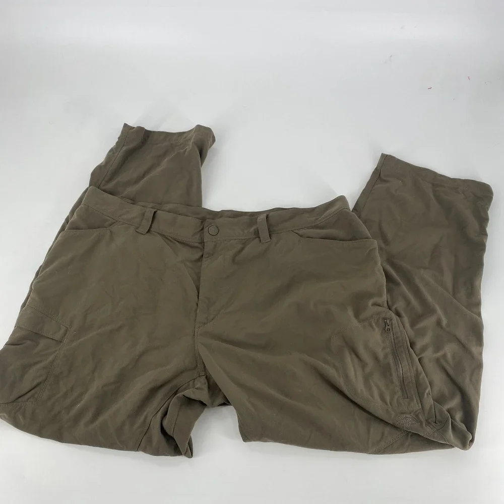 The North Face Mens Cargo Pants Khaki Outdoor Hiking Size 40